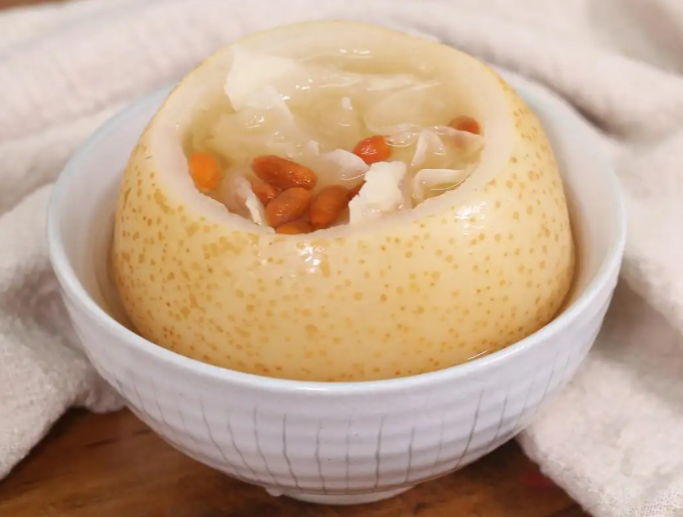 冰糖炖梨的功效