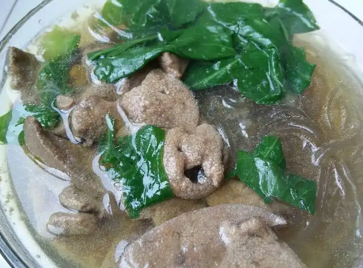 猪肝汤的做法