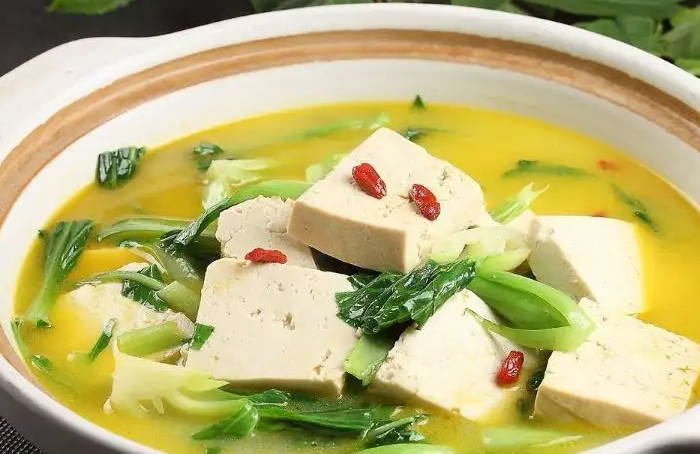 小白菜炖豆腐的营养及功效