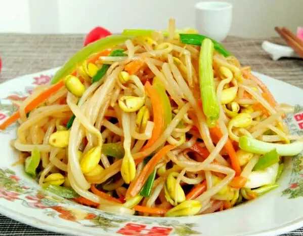 炒黄豆芽的功效与作用