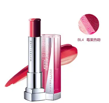 美宝莲好气色轻唇膏试色 6色口红试色