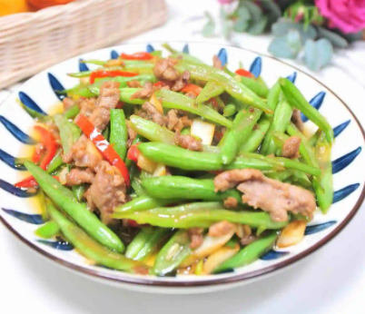 豆角炒肉的营养价值