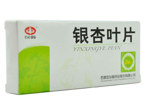鲜银杏叶片的功效与作用