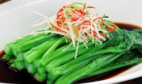 减肥菜谱：白灼菜心