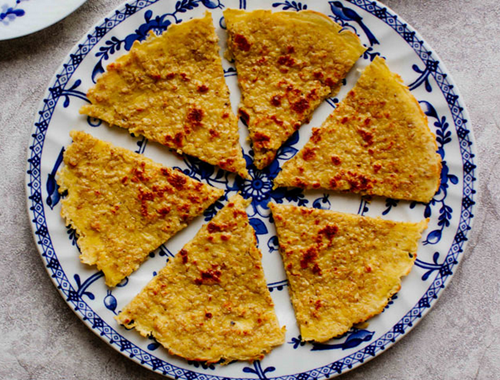 减肥菜谱：燕麦鸡蛋饼
