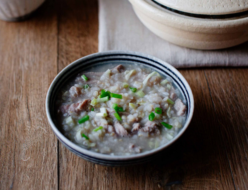 减肥菜谱：瘦肉糙米粥