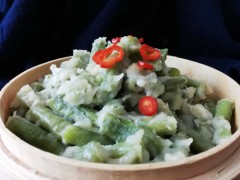 减肥菜谱：美味蒸豆角