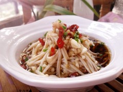 减肥菜谱：凉拌金针菇