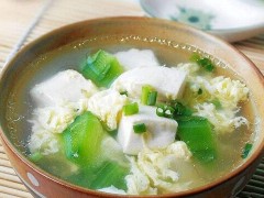 减肥菜谱：丝瓜豆腐蛋汤