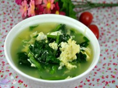 减肥菜谱：菠菜鸡蛋汤