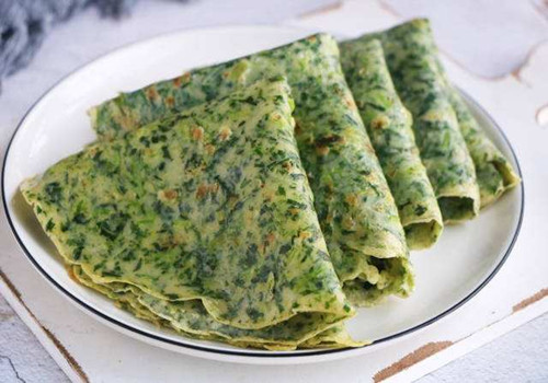 减肥菜谱：茼蒿菜饼