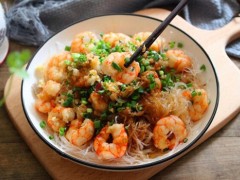 减肥菜谱：虾仁蒸粉丝
