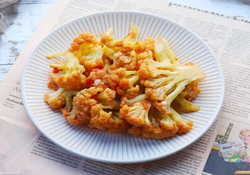 番茄花菜 减肥食谱:番茄花菜