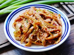 减肥食谱：干煸杏鲍菇