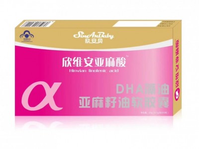 欣维安亚麻酸DHA藻油亚麻籽油软胶囊