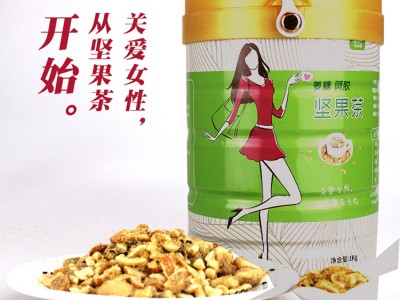 姜糖阿胶坚果茶