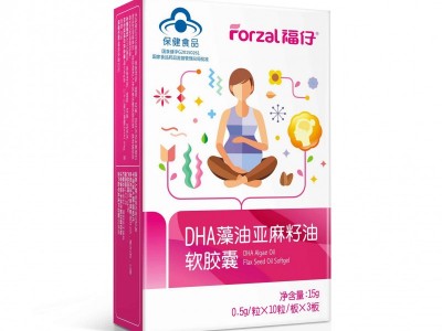 DHA藻油亚麻籽油软胶囊