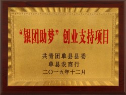 银团助梦创业支持项目