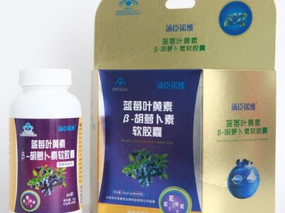 汤臣诺维牌蓝莓叶黄素β胡萝卜素软胶囊