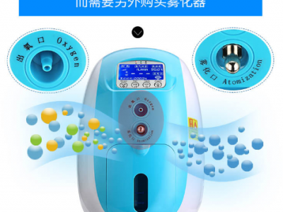 飞利康车载家用雾化负离子制氧机 孕妇氧气机 老人保健吸氧机