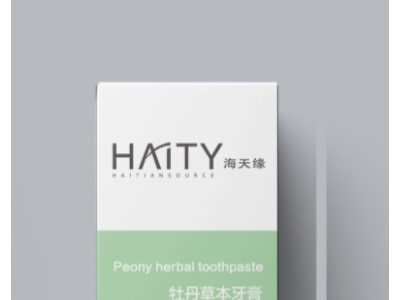 海天缘牡丹草本牙膏 牙膏代加工厂家