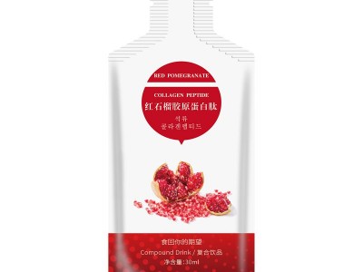 红石榴胶原蛋白肽饮