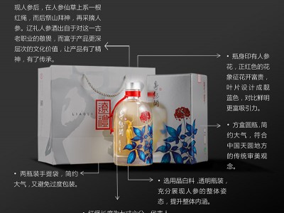 辽宁特产人参酒500ml能带走的特色产品招商中