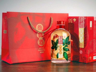 辽宁好酒长白山人参酒清香型500ml婚礼寿宴喜酒招商