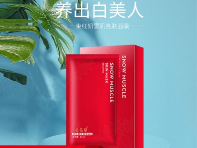 雪肌亮肤面膜oem贴牌代加工广州恒康代加工厂家