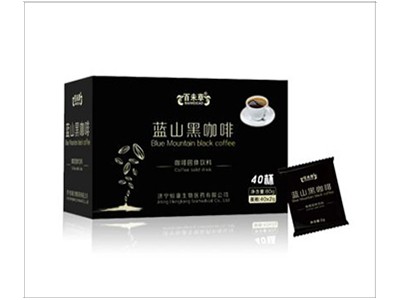 百未草牌蓝山黑咖啡OEM代加工厂山东恒康生物
