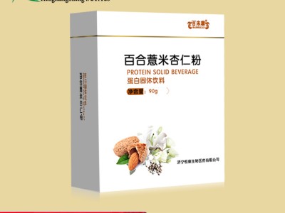 百合薏米杏仁粉oem贴牌代加工山东恒康生物