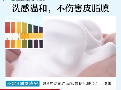 山东氨基酸洗面奶oem贴牌代加工山东恒康