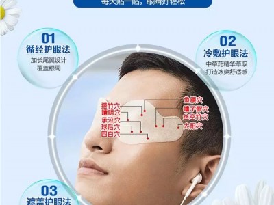 热敷蒸汽眼罩批发 医用眼贴来料贴牌代加工